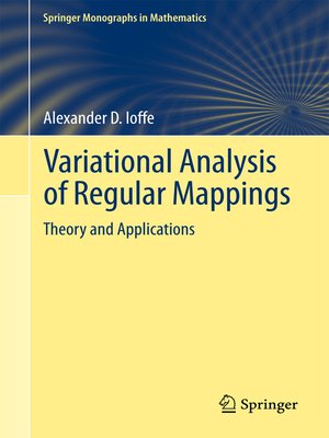 cover image of Variational Analysis of Regular Mappings